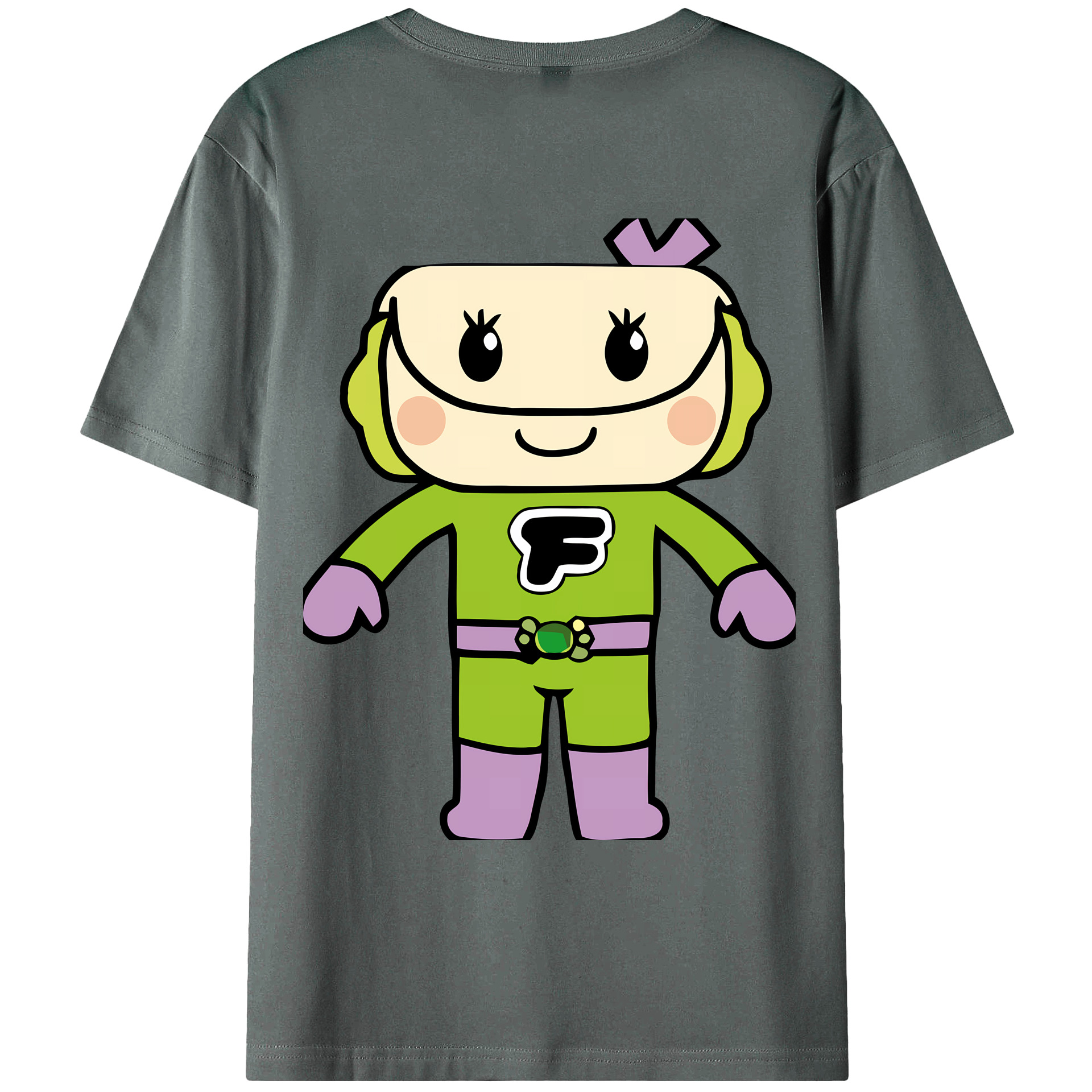 （画像用） アンパンマン Anpanman 綿100％ メンズ半袖Tシャツ（バックプリント） 通気性